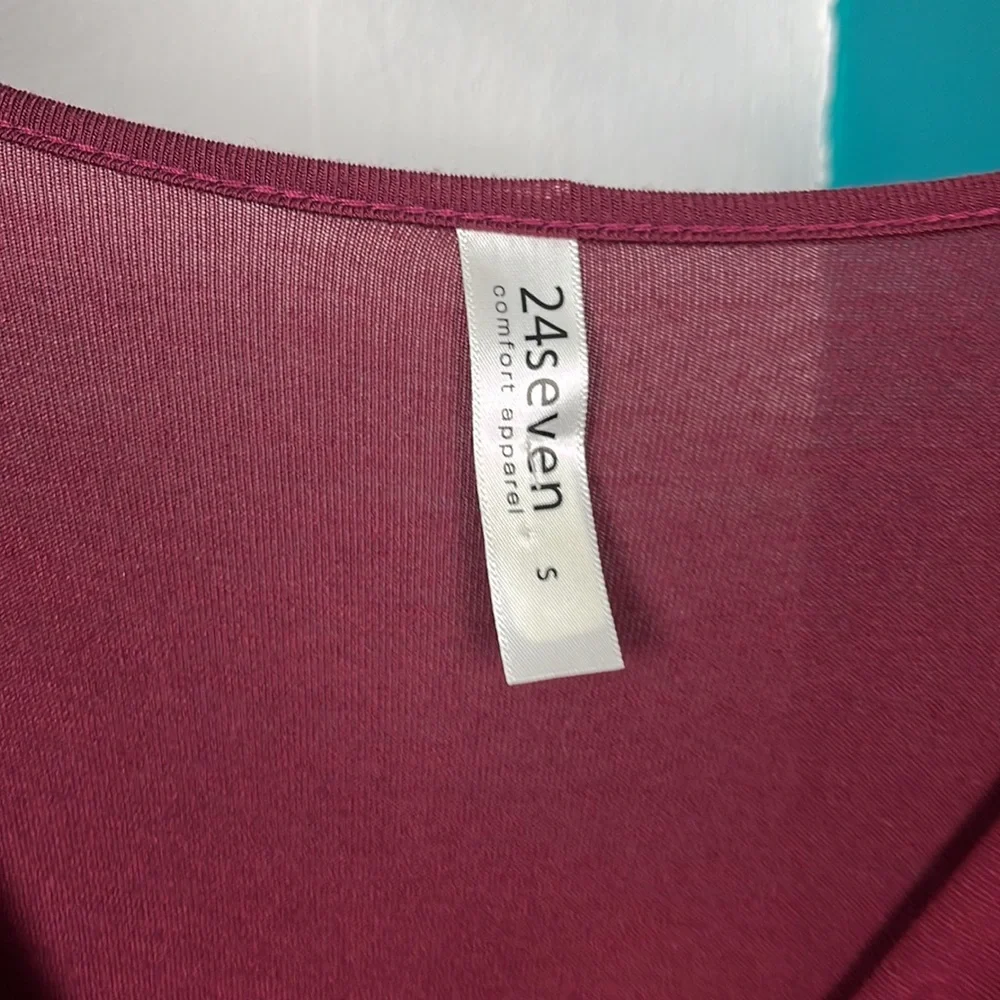 24/7 Comfort Apparel Formal
Long Sleeve Maxi burgundy - Picture 5 of 6